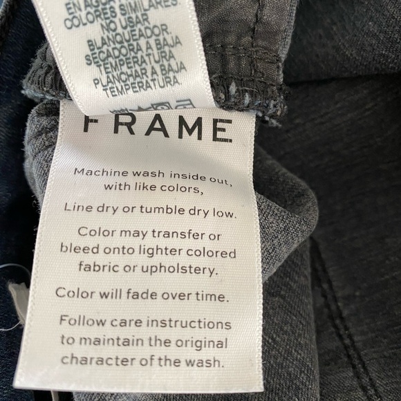 NWT Frame Denim Le Skinny de Jeanne Frayed Hem - Picture 10 of 10